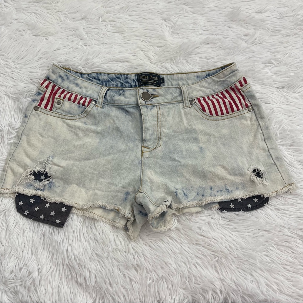 MISS POSH DENIM COLLECTION SHORTS, SIZE L KIDS, GOOD CONDITION, PREOWNED